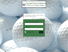 Tablet Screenshot of golfpoolinvitational.com